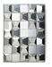 HKliving Spiegel Relief Glas, 85 x 60cm - Zwart