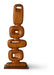 HKLIVING Sculptuur Hand Carved Mangohout, 71cm - Naturel