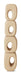 HKliving Sculptuur Raw Gevlochten palm, 170cm - Naturel