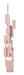 HKliving Sculptuur Skyscraper Sungkaihout, 160cm - Zachtroze