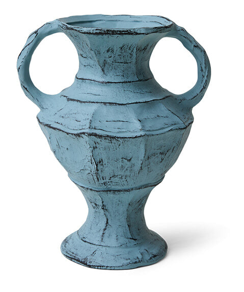 HKliving Vaas New Classics Stoneware, 25cm - Soft Blue