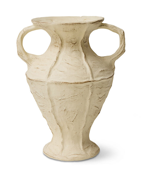 HKliving Vaas New Classics Stoneware, 35cm - Crème