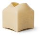 HKliving Vaas Forma Glas 21 cm - Crème