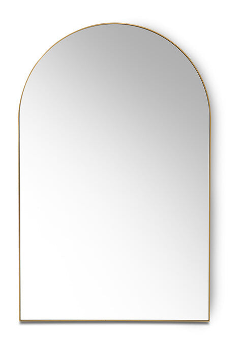 HKliving Gebogen Spiegel Arch 92 x 62cm - Brass