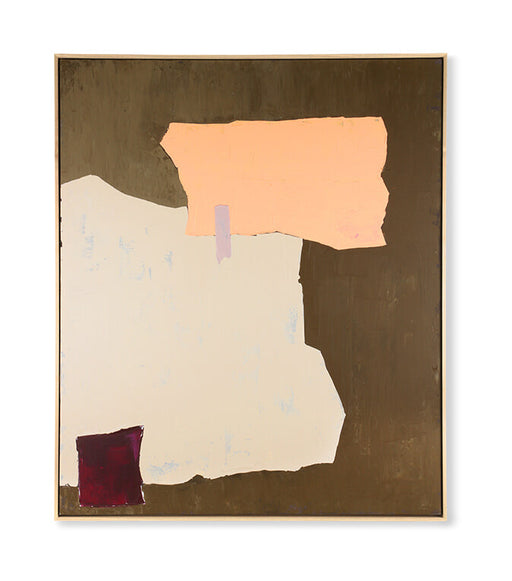 HKliving Schilderij Abstract 123 x 103cm - Meerkleurig