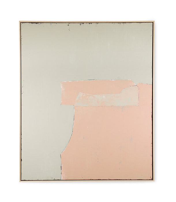 HKliving Schilderij Abstract 120 x 100cm - Groen, Roze