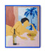 HKliving Schilderij Catch my drift 127 x 107cm - Blauw