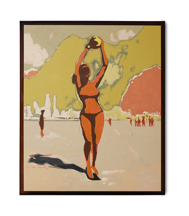 HKliving Schilderij Playground 152 x 127cm - Meerkleurig