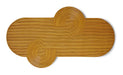 HKliving Wandpaneel Rattan Curl, 145 x 81,5cm - Naturel