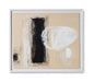 HKliving Schilderij Offset 120 x 102cm - Zand