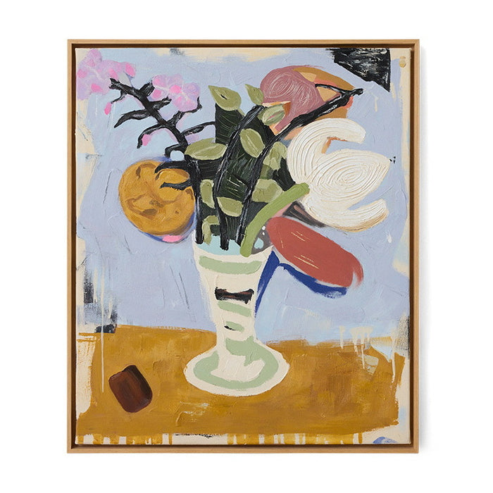 HKliving Schilderij Fresh Picked Linnen, 56 x 67cm - Meerkleurig