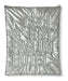 HKliving Wandkleed Ceci nest pas un hôtel 120 x 100cm - Zilver