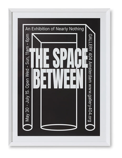 HKliving Schilderij Between Space 118 x 87cm - WIT