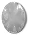 HKliving Wandobject Dent Ø68cm - Chroom - Rond