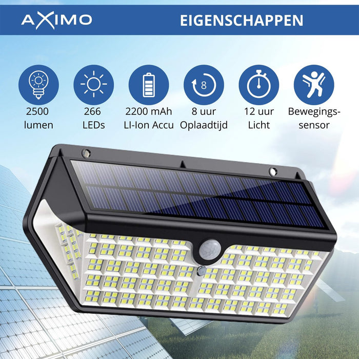 AXIMO Solar Buitenlamp met Bewegingssensor