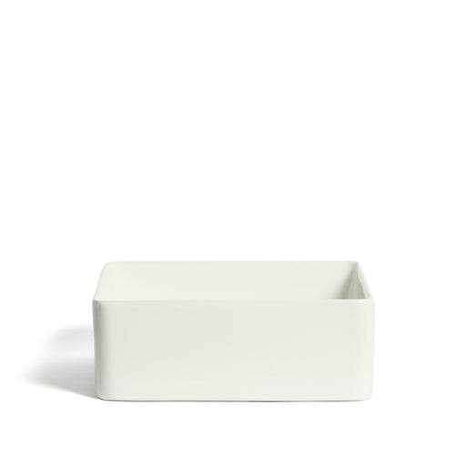 Kave Home Vierkante Waskom Ovara Keramiek, 36 x 36cm - Wit