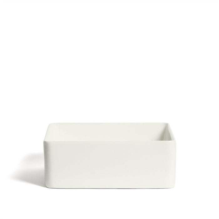 Kave Home Vierkante Waskom Ovara Keramiek, 36 x 36cm - Wit