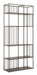 DTP Home Wandrek/Roomdivider Barra Mahonie en metaal, 210 x 95cm - Bruin