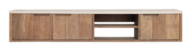 DTP Home Zwevend TV-meubel Bliss Teakhout & Mortex, 170cm - Naturel
