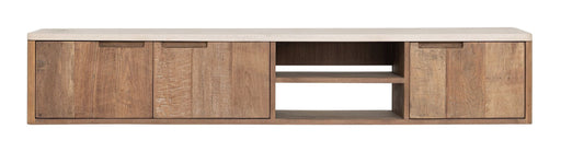 DTP Home Zwevend TV-meubel Bliss Teakhout & Mortex, 170cm - Naturel