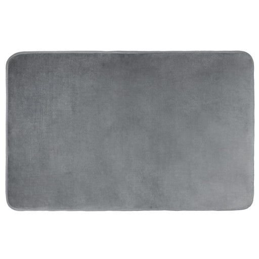 QUVIO Badmat - 50 x 80 cm - Grijs - Microvezel