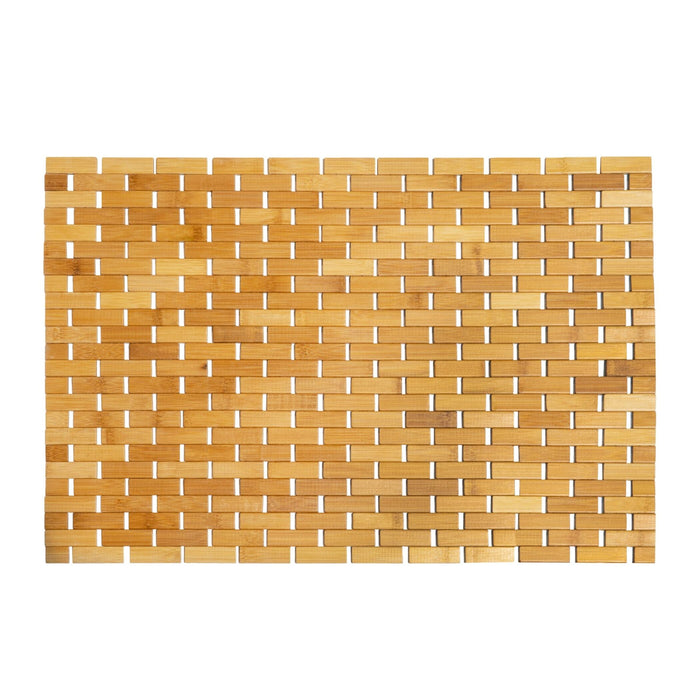 QUVIO Badmat - 50 x 70 cm - Bamboe