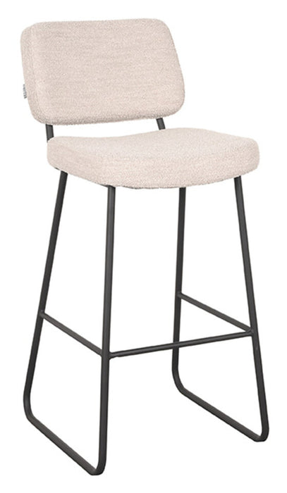 LABEL51 Barkruk Noah Bouclé, Naturel (zithoogte 78cm)
