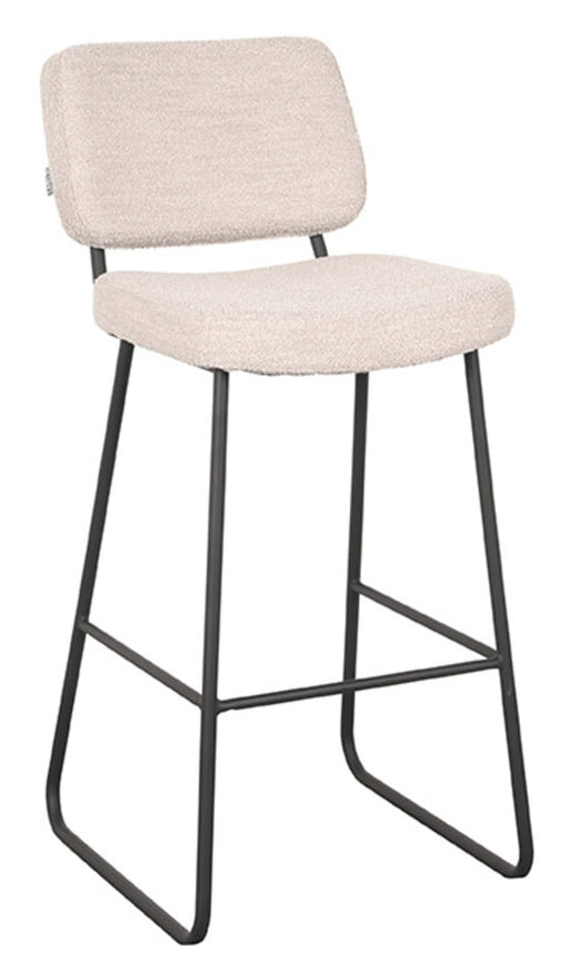 LABEL51 Barkruk Noah Bouclé, Naturel (zithoogte 78cm)
