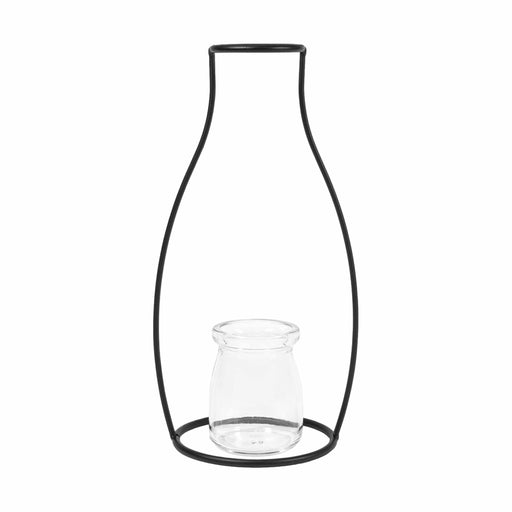 QUVIO Vaas - Diameter 10,5 cm - Hoogte 23 cm