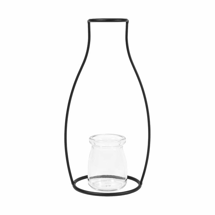 QUVIO Vaas - Diameter 10,5 cm - Hoogte 23 cm