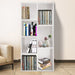 Boekenkast - open vakkenkast - 130 cm hoog - wit - ThatLyfeStyle