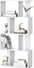 Boekenkast schap Marseille 130x60x24 cm wit - ThatLyfeStyle