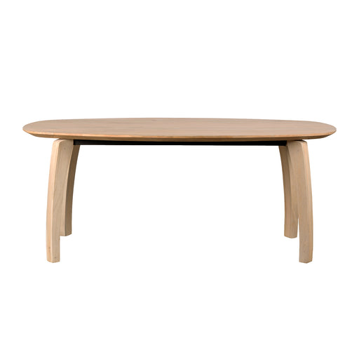 Lewis & Loft Bureau Luna - Deens ovaal - FSC® mangohout - 220x110 cm - Naturel