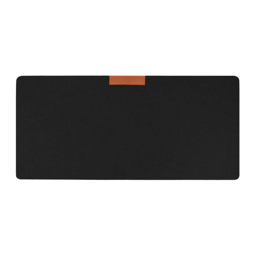 QUVIO Bureau onderlegger - Vilt - Zwart