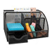 QUVIO Bureau organizer - 5 vakken + 1 lade - Draadstaal