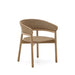 Kave Home Tuinstoel Arinella Acaciahout en geweven touw - Beige