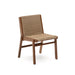Kave Home Tuinstoel Itani Acaciahout en rattan - Beige