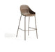 Kave Home Barkruk Sanile Kunststof - Bruin (zithoogte 74cm)