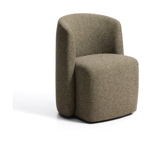 Kave Home Eetkamerstoel Corvena Chenille - Groen