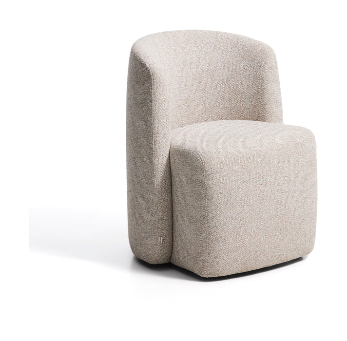 Kave Home Eetkamerstoel Corvena Chenille - Beige