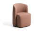 Kave Home Eetkamerstoel Corvena Chenille - Terracotta