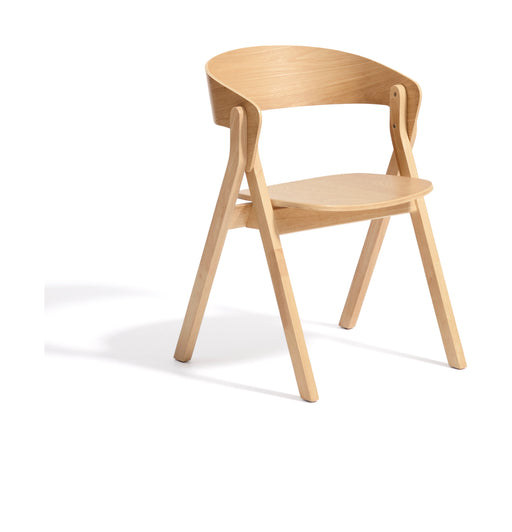 Kave Home Eetkamerstoel Godia Hout - Naturel