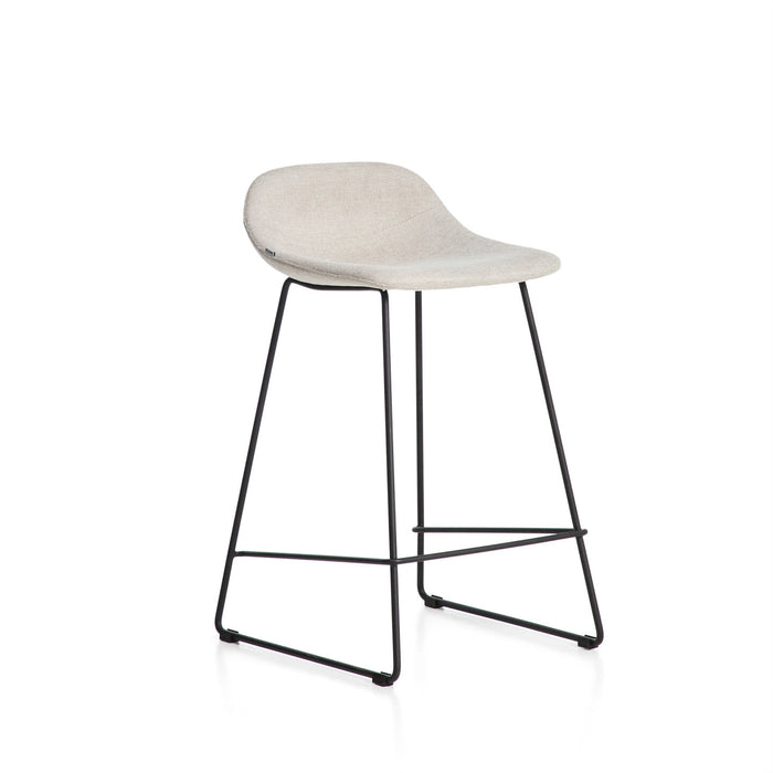 Kave Home Barkruk Zahara Stof - Beige (zithoogte 66cm)