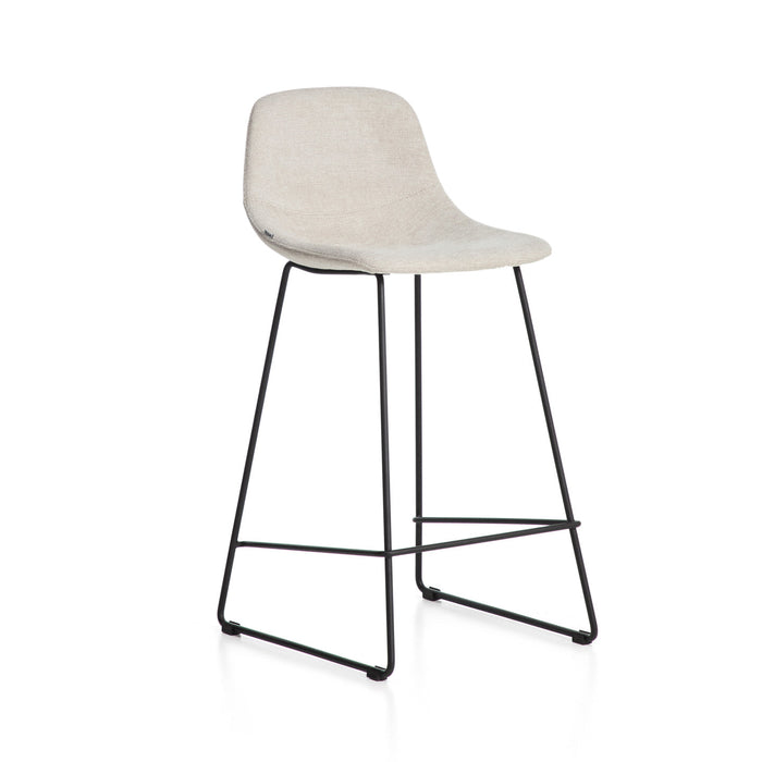 Kave Home Barkruk Zahara Stof - Beige (zithoogte 76cm)