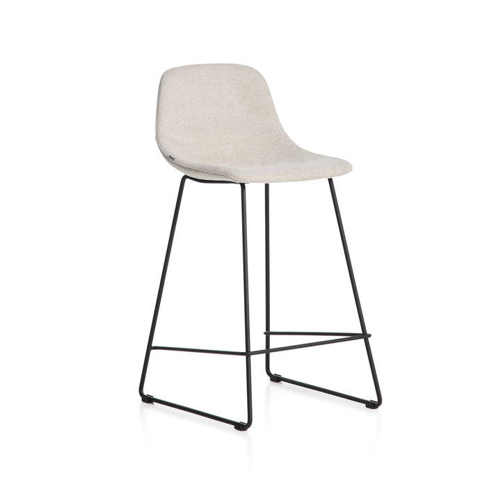 Kave Home Barkruk Zahara Stof - Beige (zithoogte 76cm)
