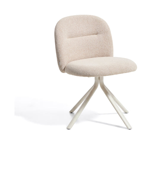 Kave Home Draaibare Eetkamerstoel Arino Chenille - Beige