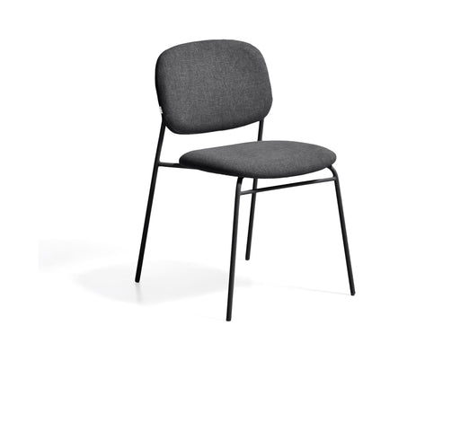 Kave Home Eetkamerstoel Meli Chenille - Grijs