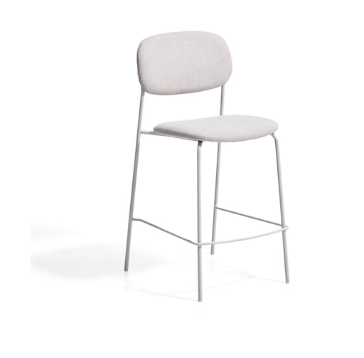 Kave Home Barkruk Meli Chenille - Beige (zithoogte 65cm)