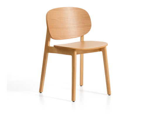 Kave Home Eetkamerstoel Ludara Eikenfineer - Naturel