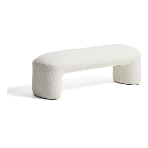 Kave Home Bankje Alira 140cm, Chenille - Ecru